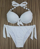 Beach Babe Push Up Halter Bikini Set
