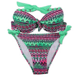 Beach Babe Push Up Halter Bikini Set