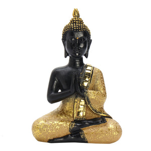 Namaste Thai Buddha Statue Meditating Sculpture