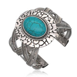 Goddess Vibes Tibetan Silver Stone Bracelet