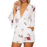 Butterfly Girl Floral Romper